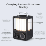 Flextail Villa Lantern 復古 LED 可充電營地燈